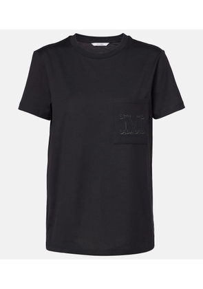 Max Mara Papaia logo cotton jersey T-shirt