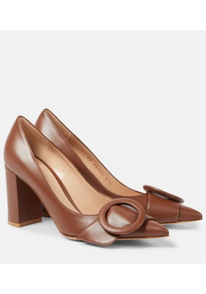 Gianvito Rossi 85 leather pumps