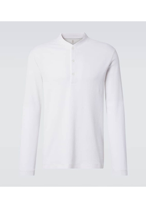 Brunello Cucinelli Cotton and silk Henley shirt
