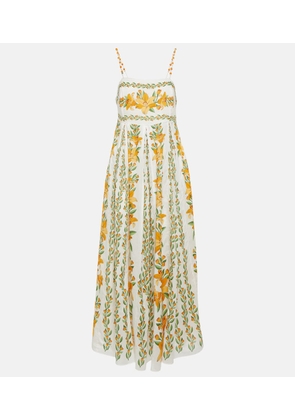 Farm Rio Tropical Lightness cotton maxi dress