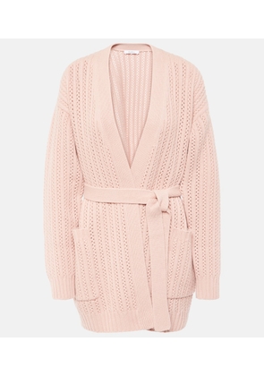 Max Mara Belted wool and cashmere cardigan