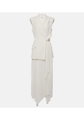 Simkhai Helena pleated wrap dress