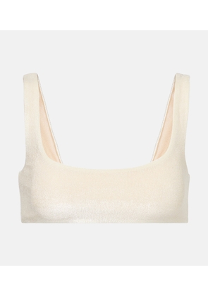 Jade Swim Rounded Edges terry bikini top