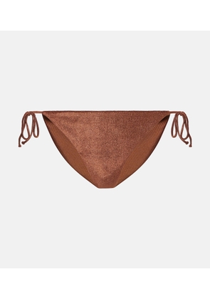 Jade Swim Ties terry bikini bottoms