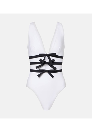 Karla Colletto Lenora ribbon swimsuit