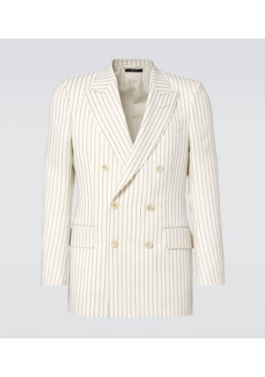 Tom Ford Dyllan pinstripe wool and silk blazer