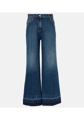 Valentino VGold high-rise flared jeans