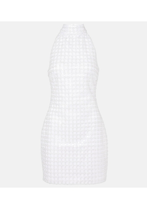 Rotate Bridal embellished halterneck minidress