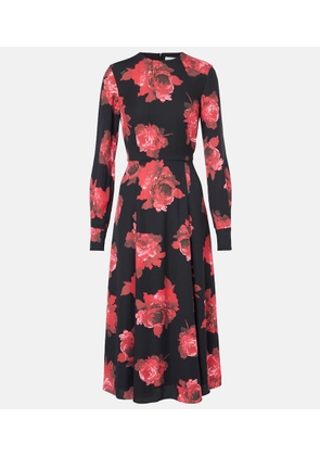 Erdem Floral crepe midi dress
