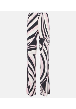 Pucci Iride jersey satin straight pants