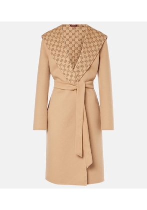 Gucci GG reversible wool and silk coat