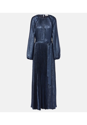 Simkhai Varenya pleated satin maxi dress