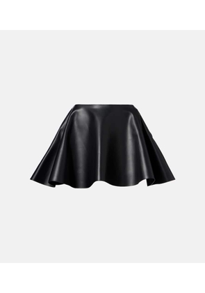 JW Anderson Circle leather miniskirt