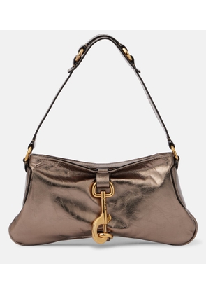 Chloe Kerala 25 Small metallic leather shoulder bag