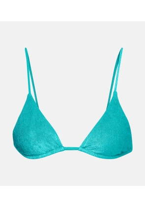 Jade Swim Via terry bikini top