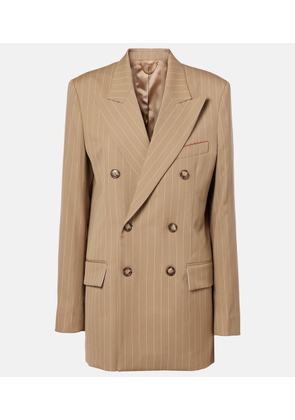 Victoria Beckham Pinstripe virgin wool blazer