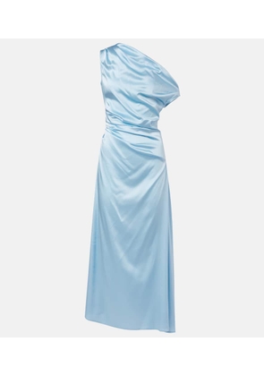 Staud Phare silk-blend satin cocktail dress