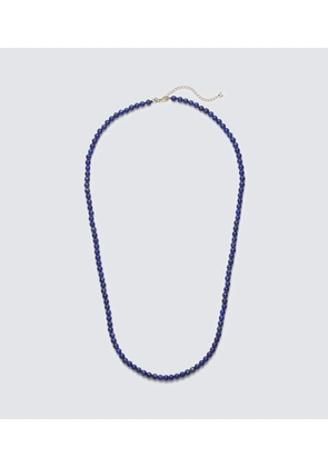 Mateo 14kt gold necklace with lapis