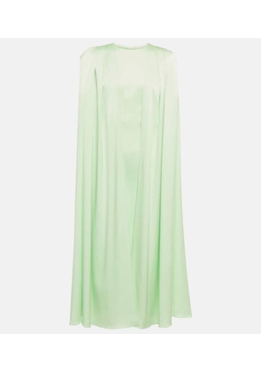Alex Perry Beckett satin crepe midi dress