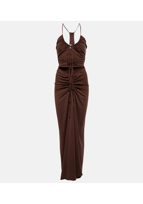 Christopher Esber Cutout halterneck maxi dress