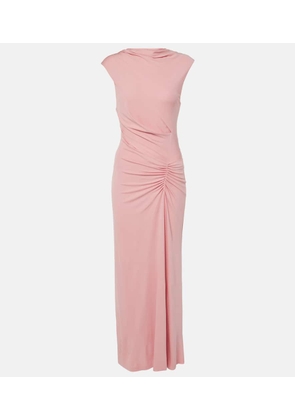Simkhai Acacia ruched jersey maxi dress