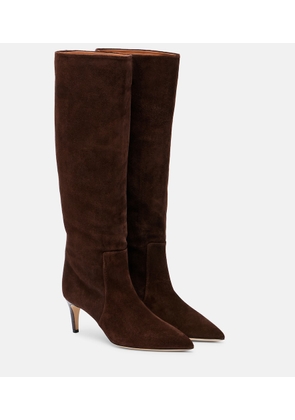 Paris Texas 60 suede knee-high boots