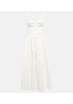 Proenza Schouler Cotton-blend midi dress