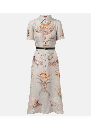 Altuzarra Kiera printed silk shirt dress
