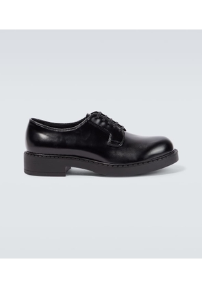 Prada Brushed leather Derby shoes