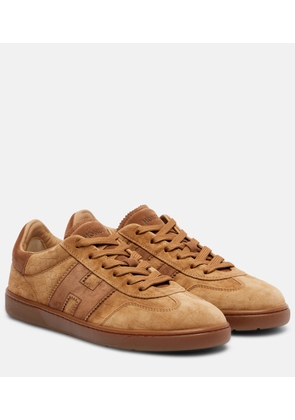 Hogan Hogan Cool croc-effect suede sneakers