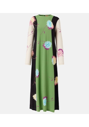 La DoubleJ Swing printed jersey midi dress