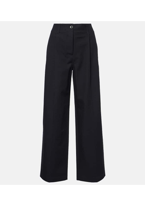 Toteme Mid-rise cotton twill chinos