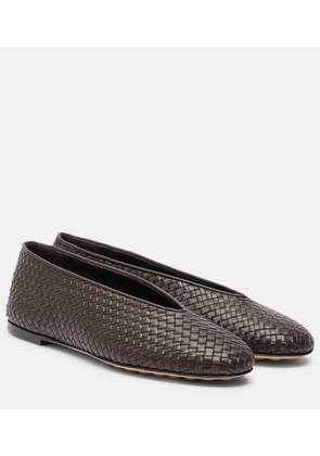 Bottega Veneta Rosa woven leather ballet flats