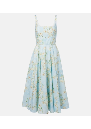 Emilia Wickstead Mona floral cotton midi dress