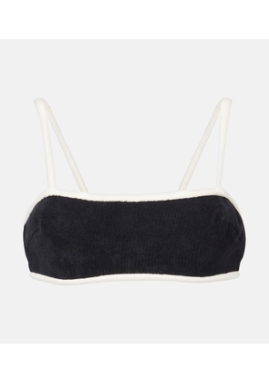 Adriana Degreas Cotton-blend terry top