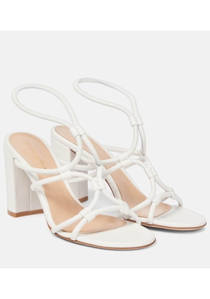 Gianvito Rossi Cage 85 leather sandals