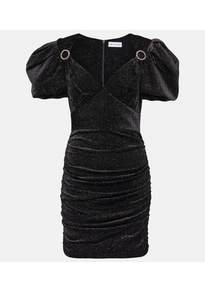 Rebecca Vallance Moon River puff-sleeve mini dress