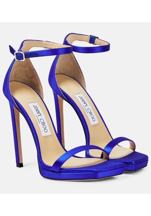 Jimmy Choo Alva 120 satin sandals