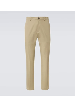 Burberry Cotton gabardine slim pants