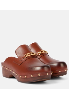 Tom Ford Whitney leather clogs