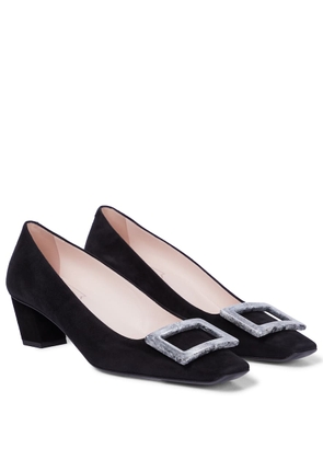 Roger Vivier Belle Vivier 45 suede pumps