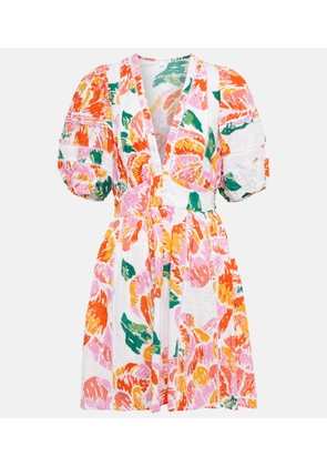Poupette St Barth Reina printed cotton minidress