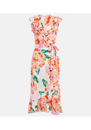 Poupette St Barth Aude floral midi dress