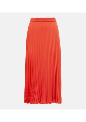 MM6 Maison Margiela Pleated crepe midi skirt