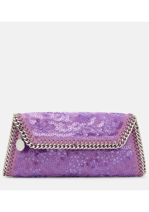 Stella McCartney Falabella sequined clutch
