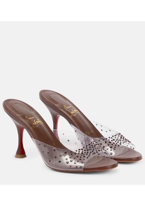 Christian Louboutin Nudes Degramule embellished mules