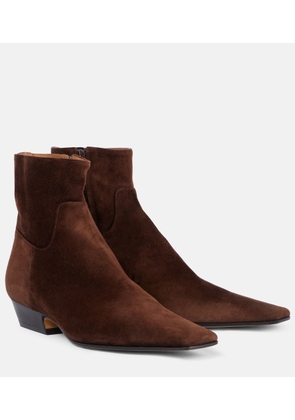 Khaite Marfa suede Chelsea boots
