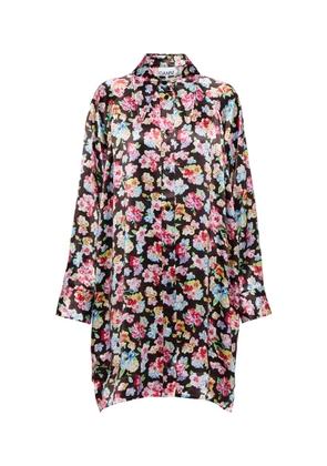 Ganni Floral satin shirt