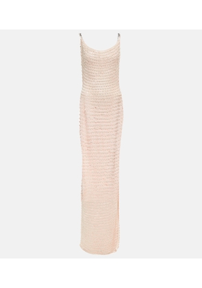 Aya Muse Vatia sequined knitted maxi dress