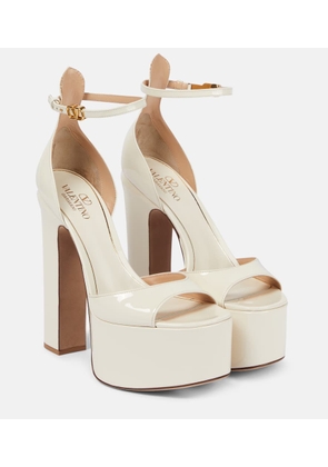 Valentino Garavani Tan-Go 155 patent leather platform sandals